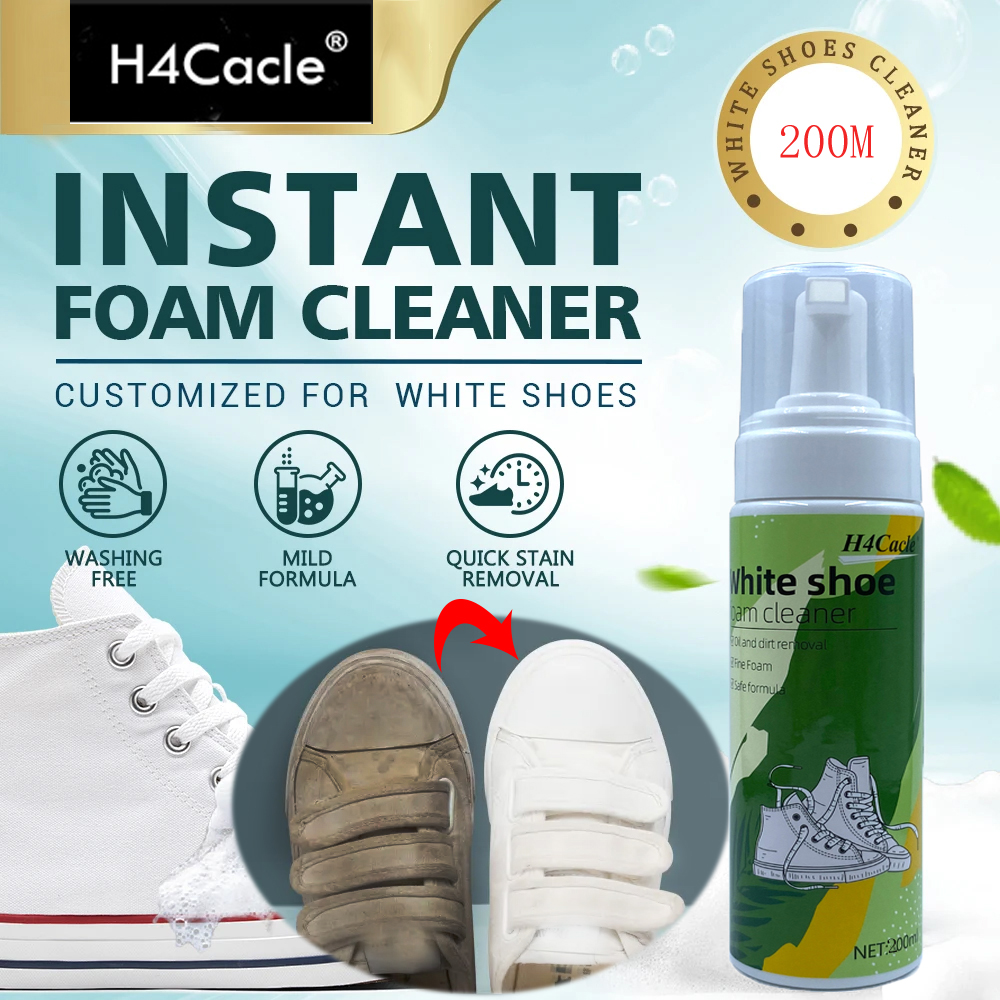 Sneaker Care Clean - H4Cacle Multipurpose Sneaker Cleaner White Mesh