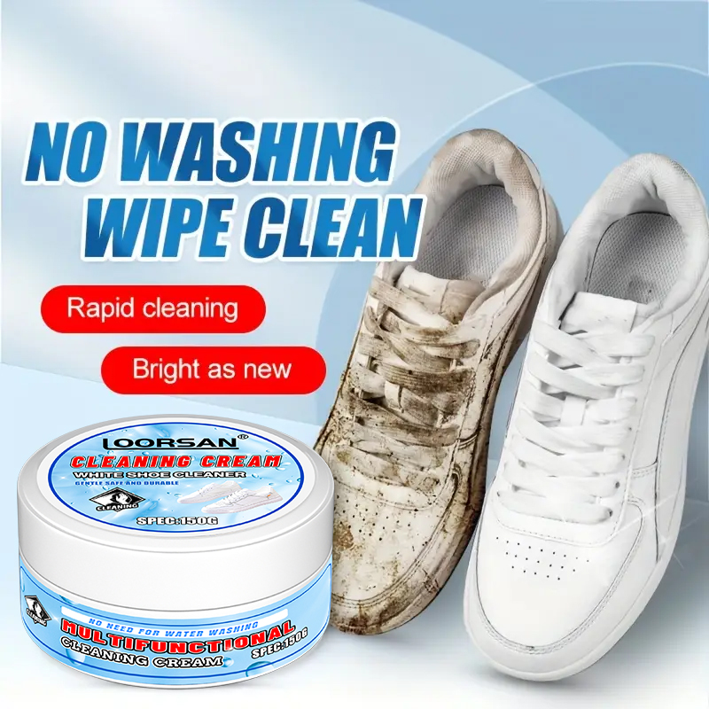 Care For Sneaker - LOORSAN Multifunctional White Shoe Cleaning Cream,