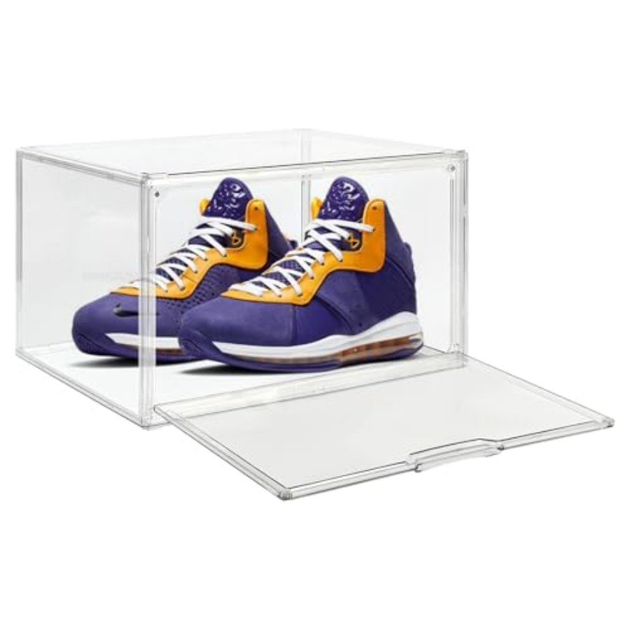 Pack Clear Acrylic Sneaker Sho - Shoe Box Display ulasan dan harga