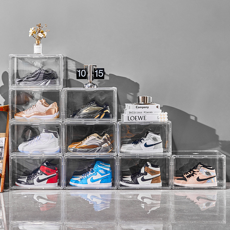 Fully Transparent AJ Shoe Box  - Shoe Box Display ulasan dan harga