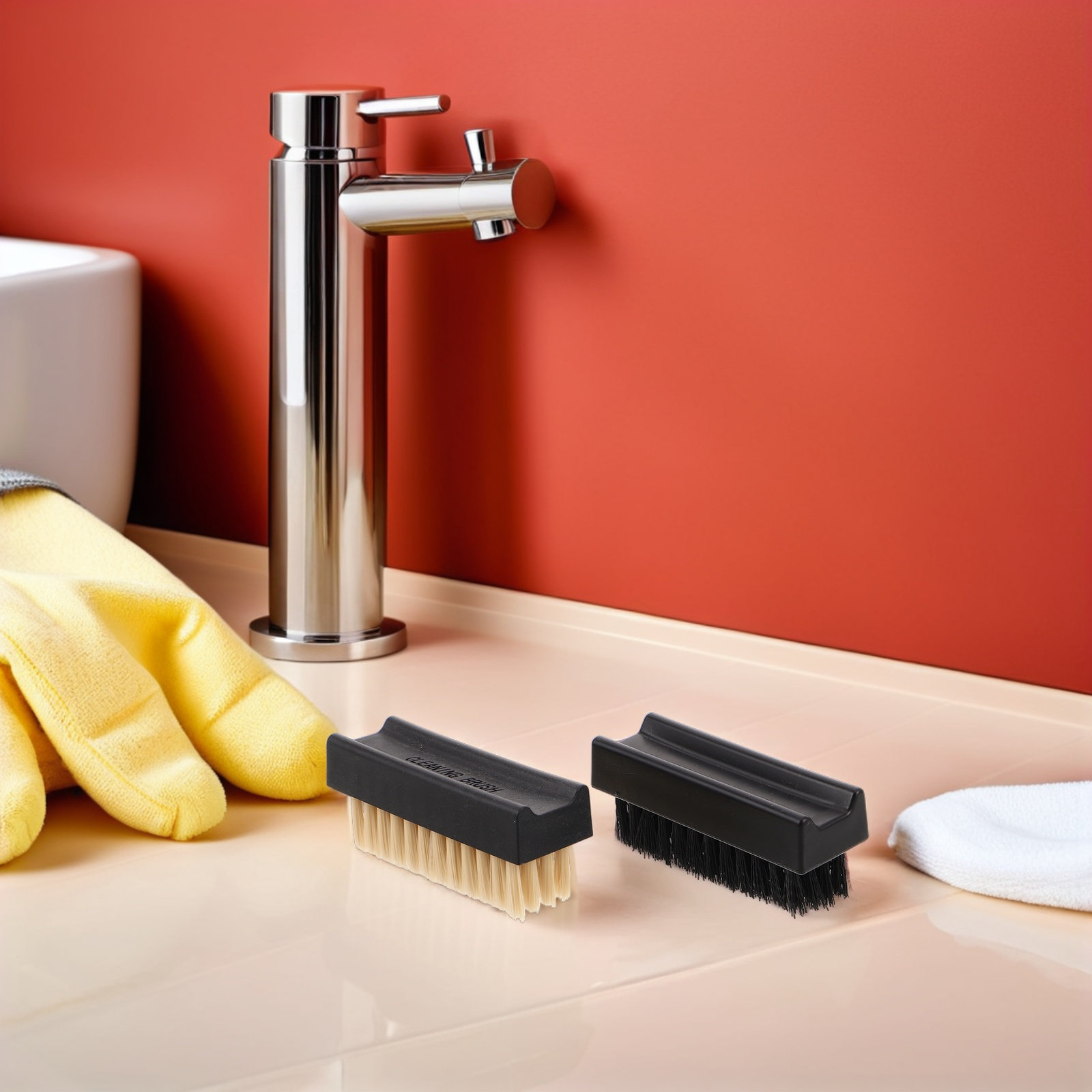 4Pcs Shoe Cleaning Brush Set M - Sneaker Care Clean ulasan dan harga