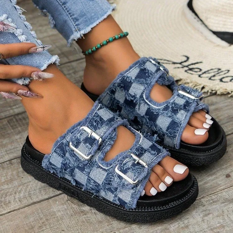 free shipping er sandals Denim - Sneakers Er ulasan dan harga