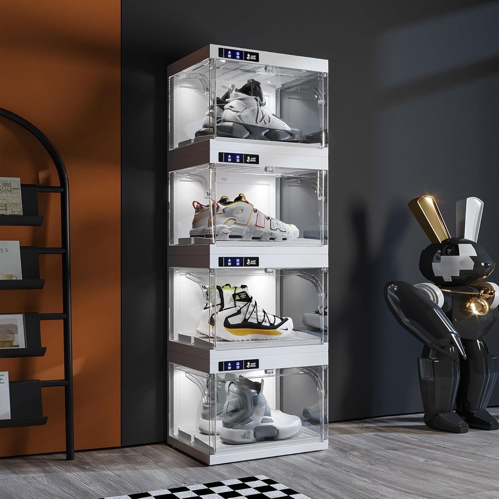 Smart LED Shoe Organizer, Clea - Shoe Box Display ulasan dan harga