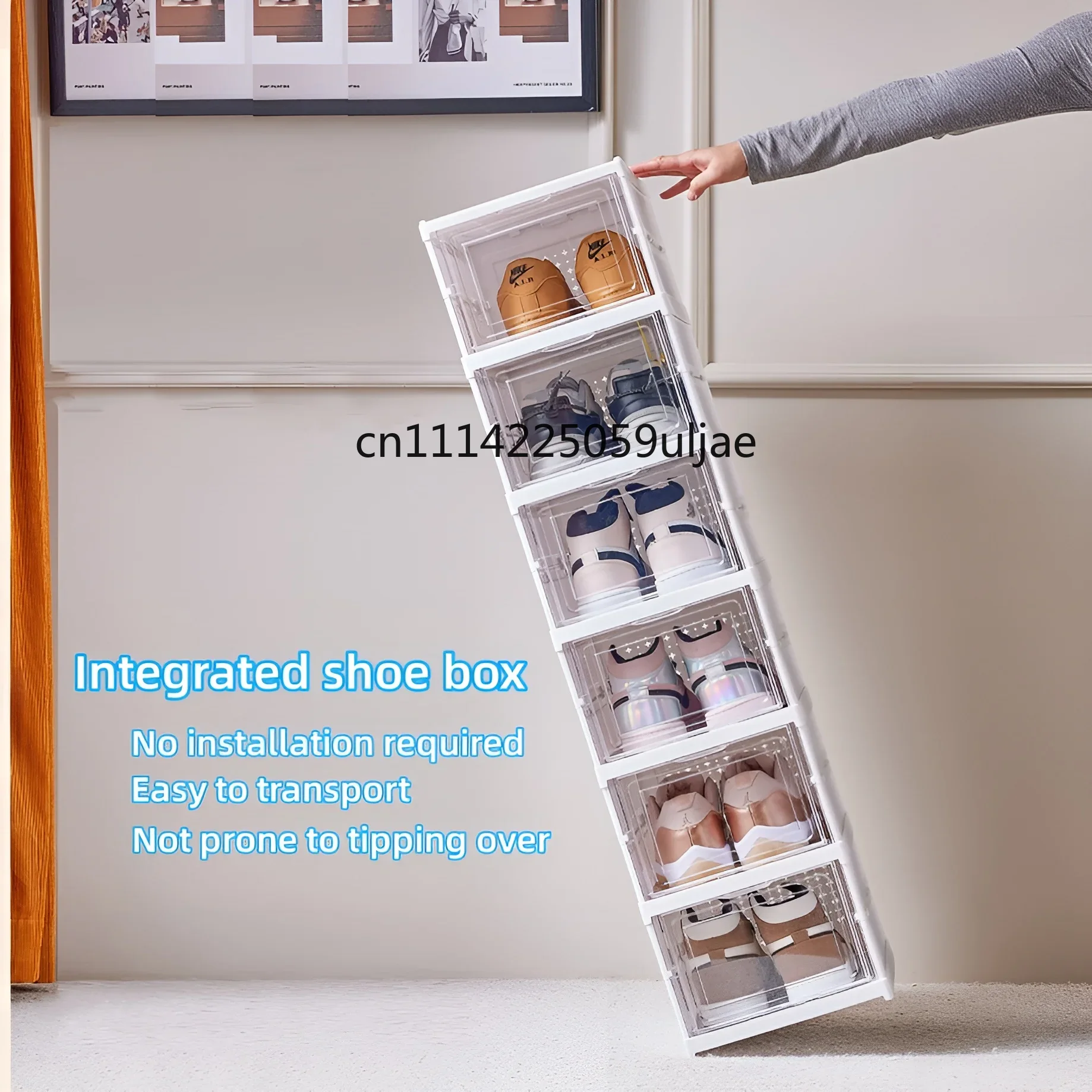 6 Layers Shoes Box Foldable Tr - Shoe Box Display ulasan dan harga