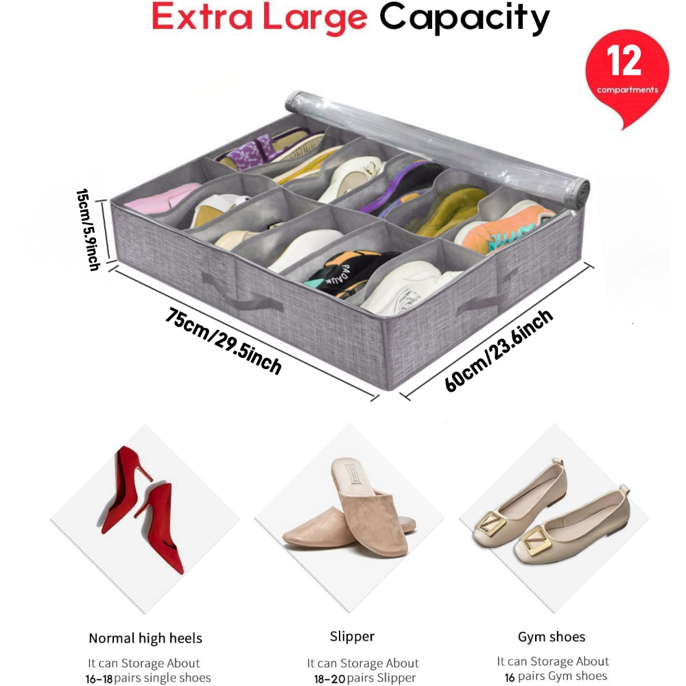 Shoe Storage Organizer box for - Shoe Box Display ulasan dan harga