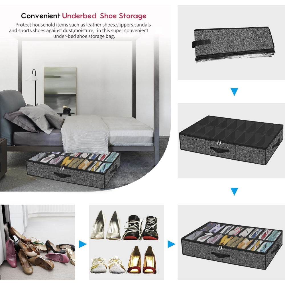 Shoe Storage Organizer box for - Shoe Box Display ulasan dan harga