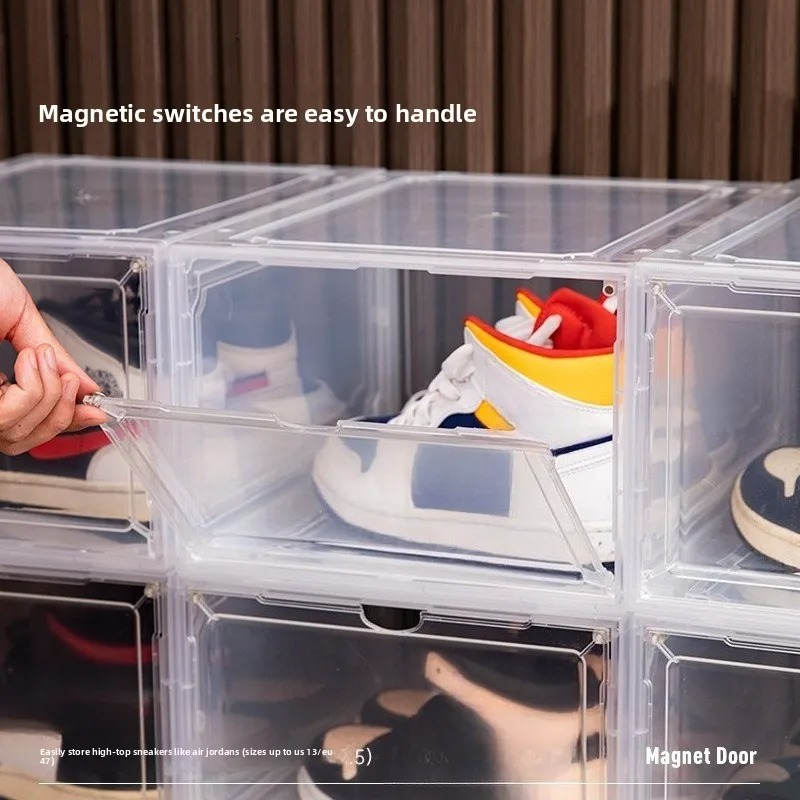 Clear Acrylic Shoe Storage Box - Shoe Box Display ulasan dan harga