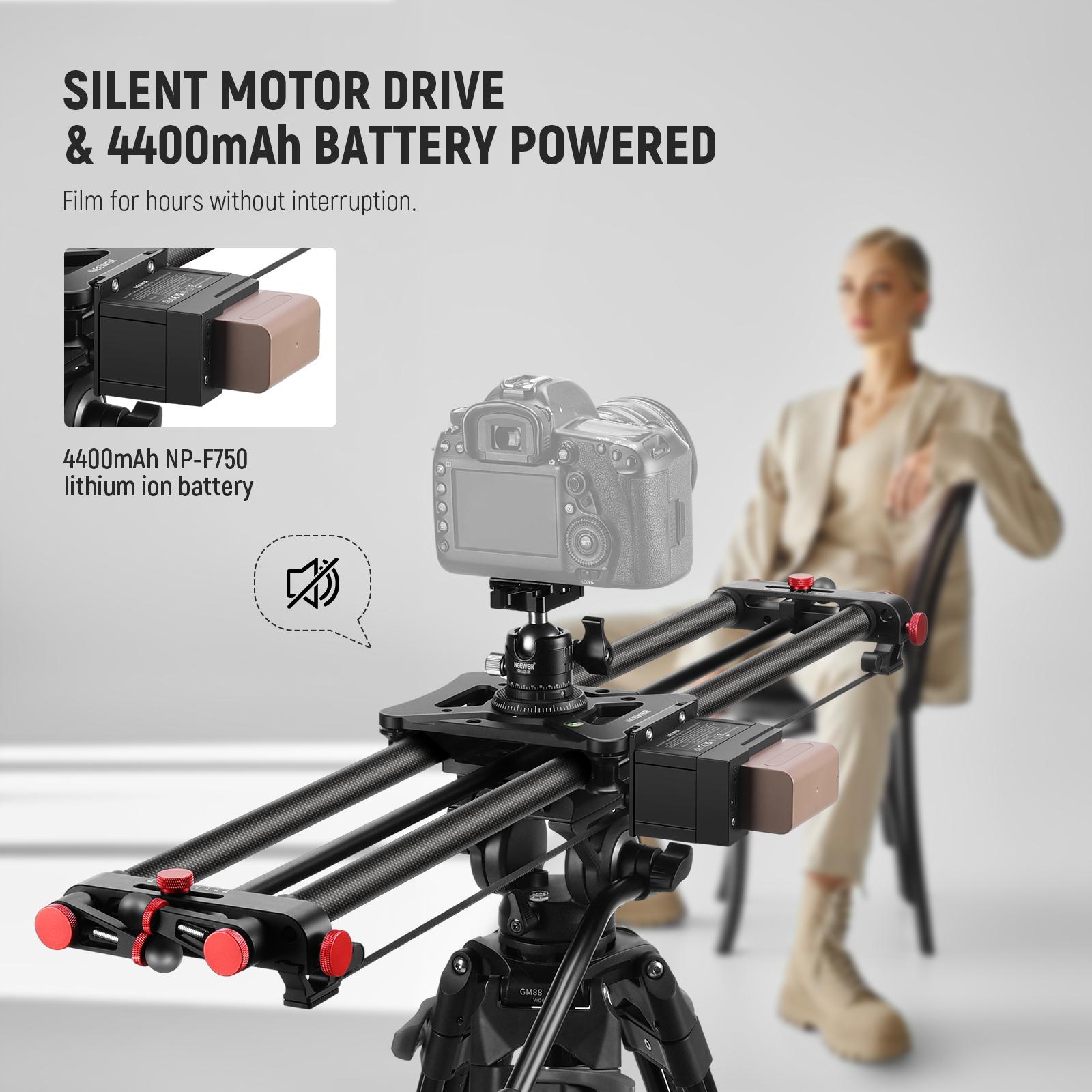NEEWER 80cm Motorized Camera S - Sneakers Er ulasan dan harga