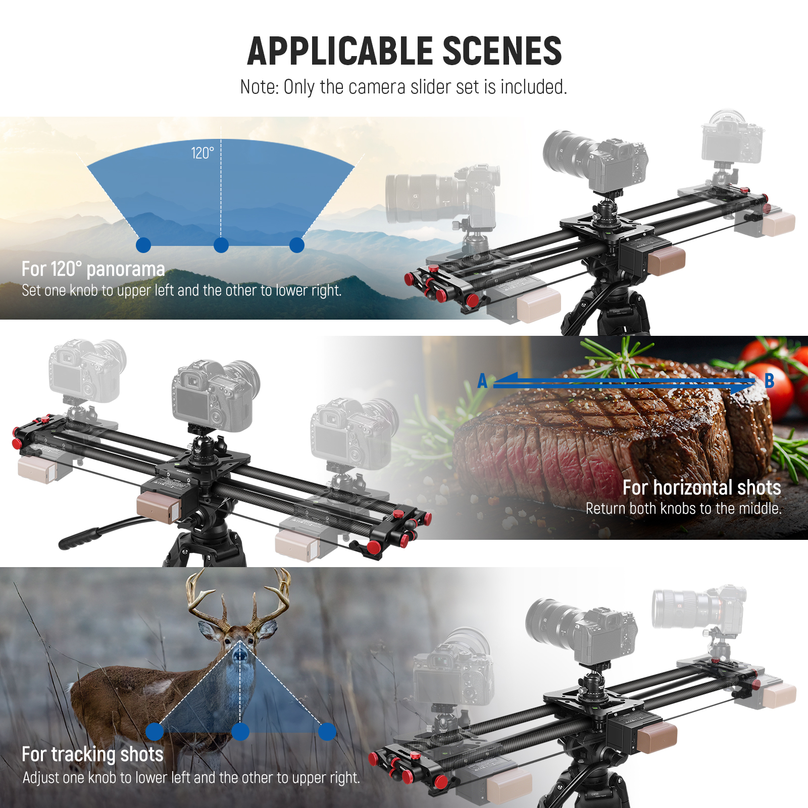 NEEWER 80cm Motorized Camera S - Sneakers Er ulasan dan harga