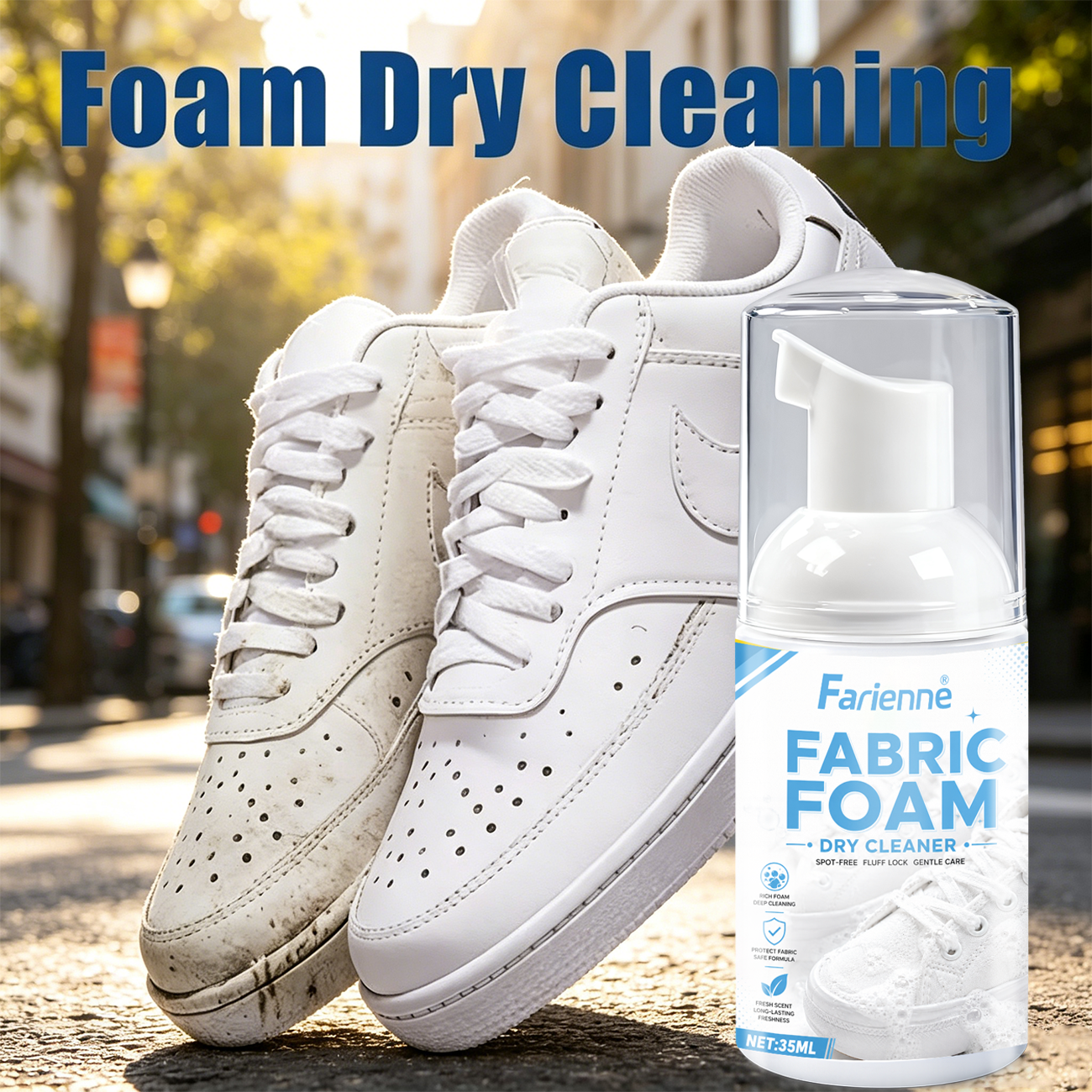 Farienne Fabric Foam Dry Clean - Care For Sneaker ulasan dan harga
