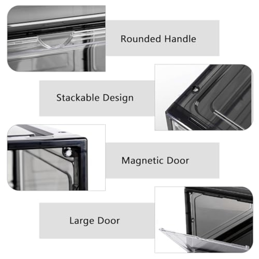 Shoe Box Plastic Stackable Upg - Shoe Box Display ulasan dan harga