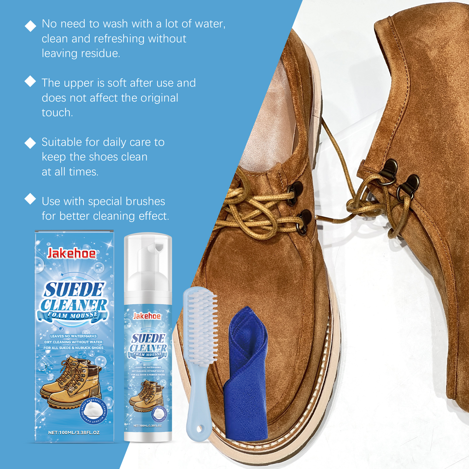 Suede Cleaner Kit Leather Velv - Sneaker Care Clean ulasan dan harga