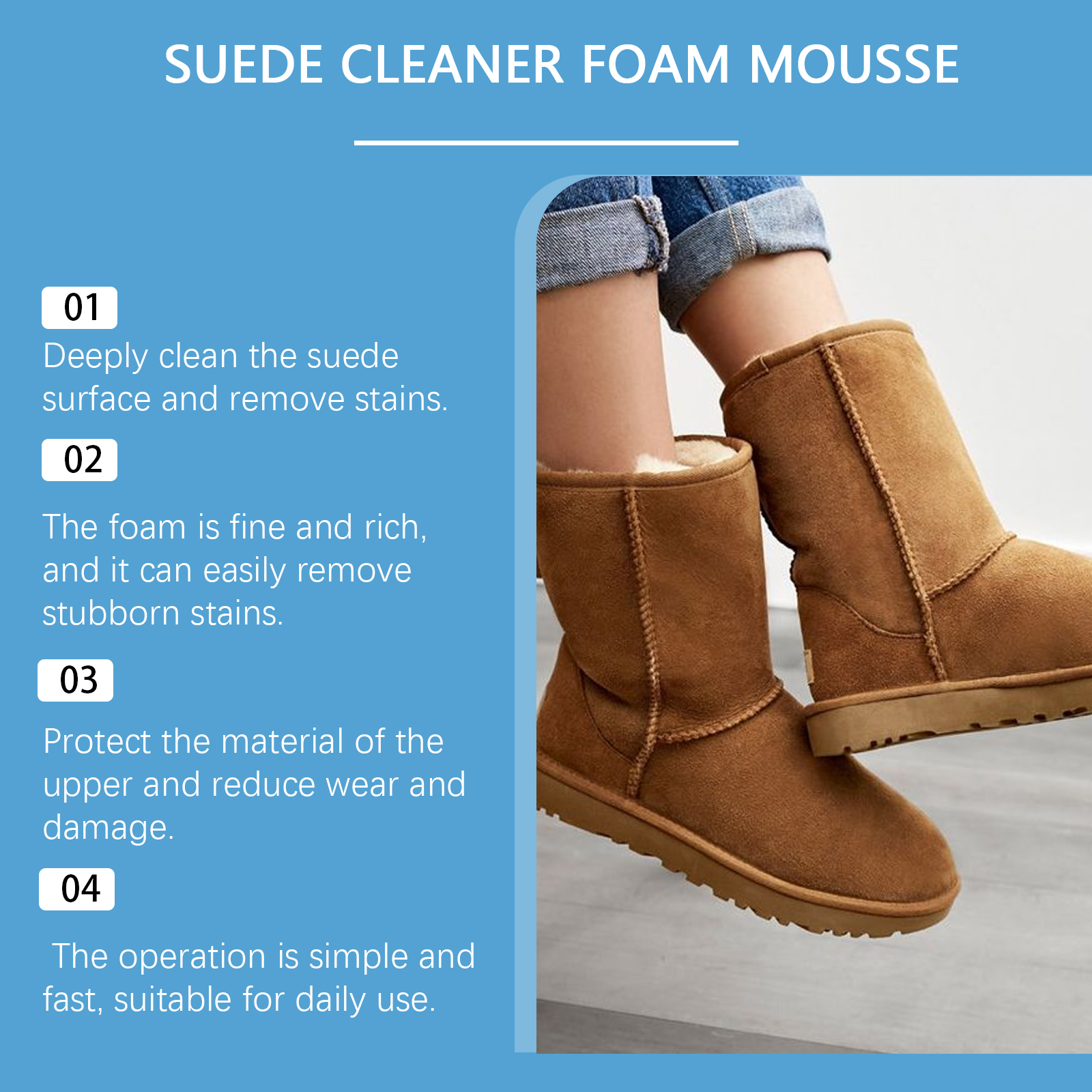 Suede Cleaner Kit Leather Velv - Sneaker Care Clean ulasan dan harga