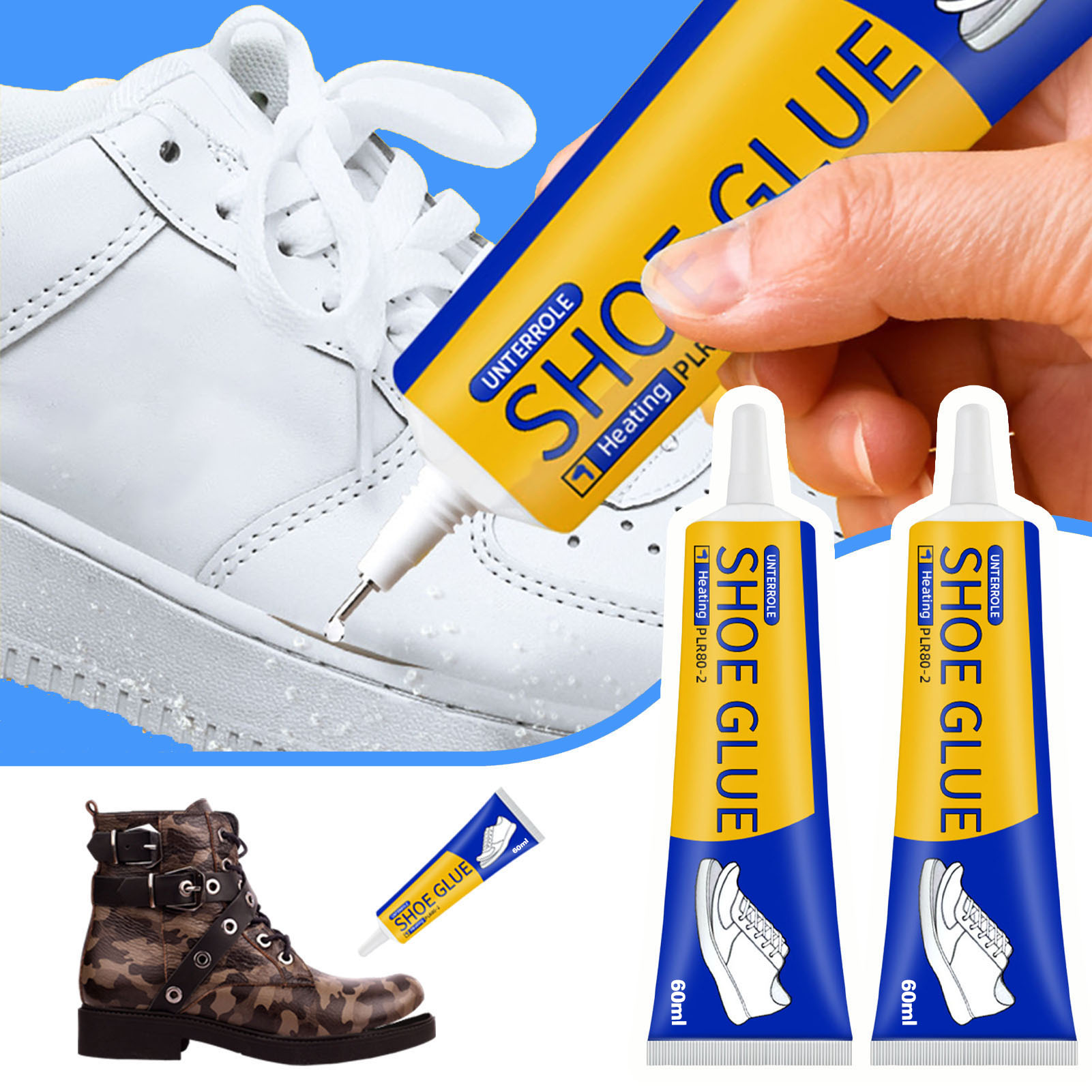 1/2/3pcs 60ml Strong Shoe Adhe - Care For Sneaker ulasan dan harga