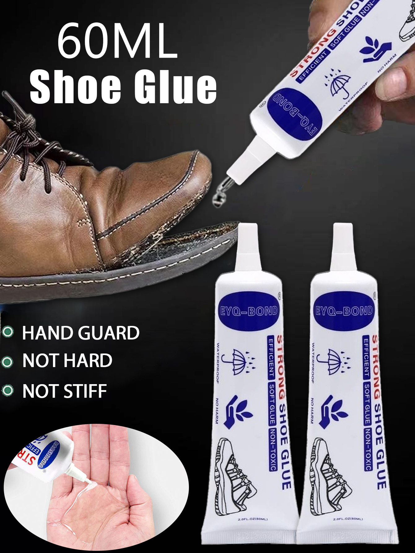 5pcs 60ml Strong Shoe Glues DI - Care For Sneaker ulasan dan harga