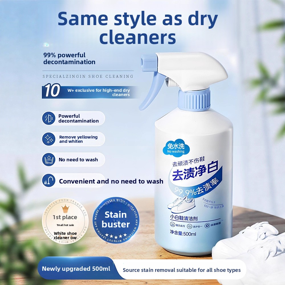 500ml white shoe cleaner no cl - Sneaker Care Clean ulasan dan harga