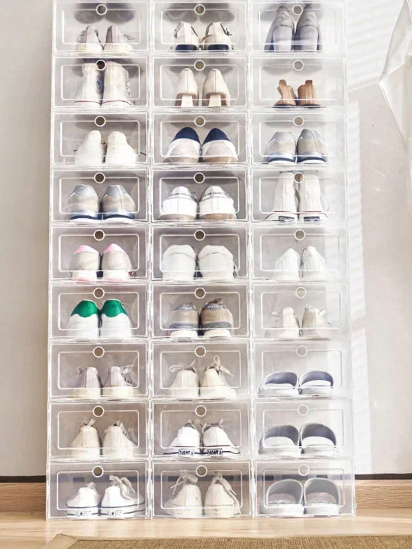 3 Pieces Of Highly Transparent - Shoe Box Display ulasan dan harga