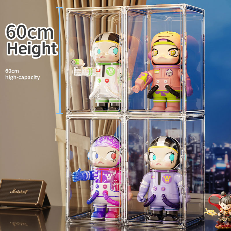 60x35x30cm Large Clear Stackab - Shoe Box Display ulasan dan harga
